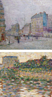 Van Gogh in Paris : Palette of Light Colors