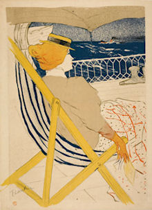 La Passagere Du 54 by Henri de Toulouse Lautrec