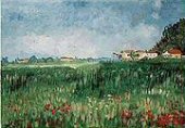 Field with poppies near Arles