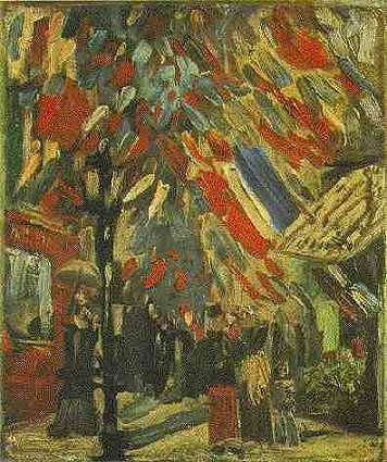 The Fourteenth of July Celebration in Paris by Vincent van Gogh