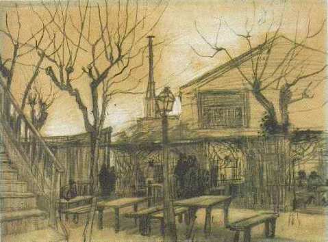La Guinguette by Vincent van Gogh