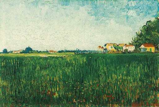 Field with poppies near Arles by Vincent van Gogh