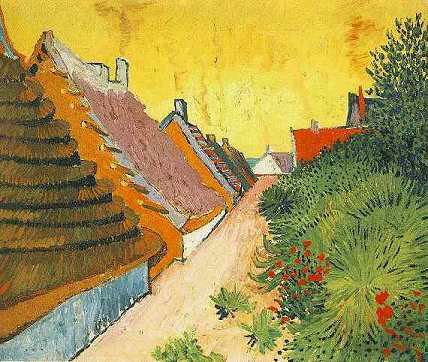 Street in Saintes-Maries by Vincent van Gogh