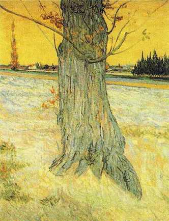 Trunk of an Old Yew Tree by Vincent van Gogh