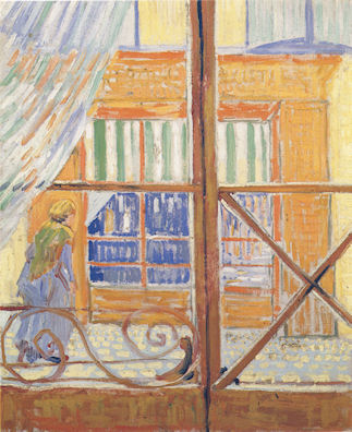 Pork-Butcher's Shop Seen from a Window by Vincent van Gogh