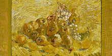 Quinces, lemons, pears and grapes - Painting by Vincent van Gogh
