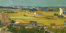 The harvest - Painting by Vincent van Gogh