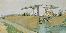 The Langlois bridge - Painting by Vincent van Gogh